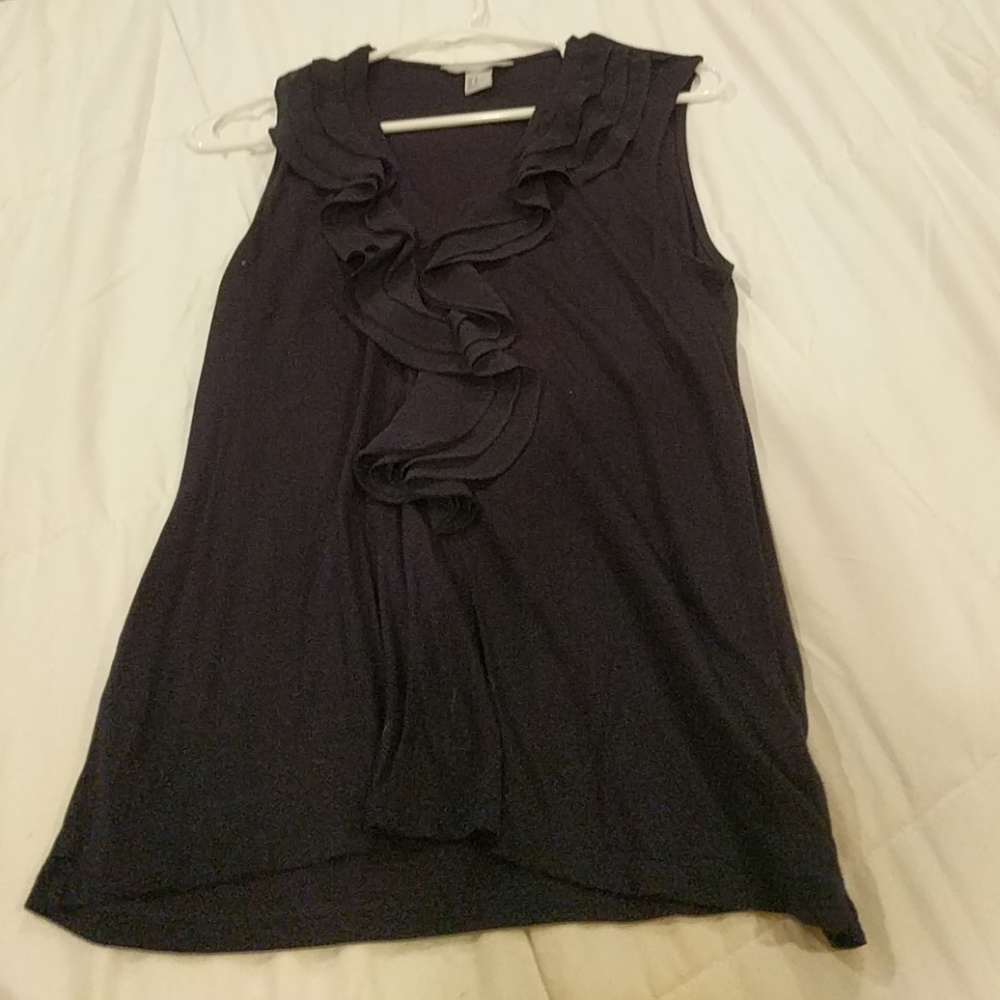 Blouse with ruffle